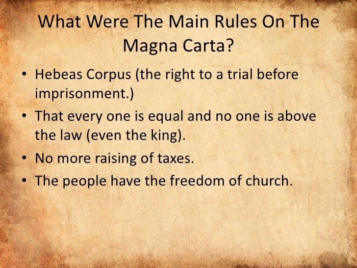 Magna carta