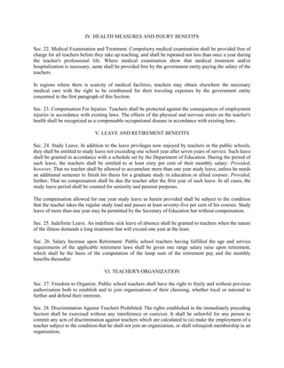 Magnacarta For Teachers