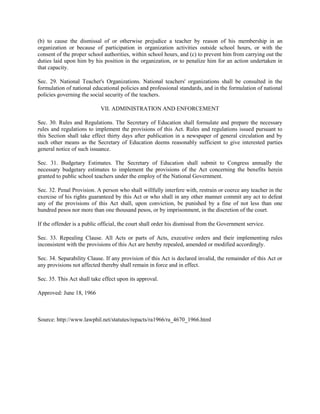 Magnacarta For Teachers