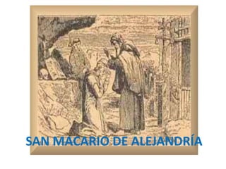 SAN MACARIO DE ALEJANDRÍA
 