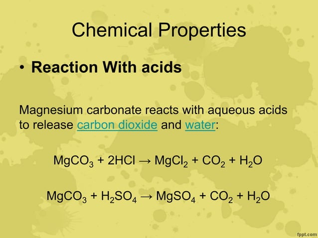 Magnesium carbonate | PDF | Chemistry | Science