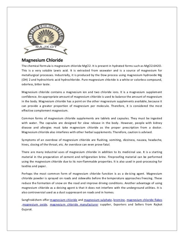 Magnesium Chloride