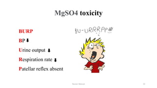 Magnesium sulfate during pregnancy | PPTX