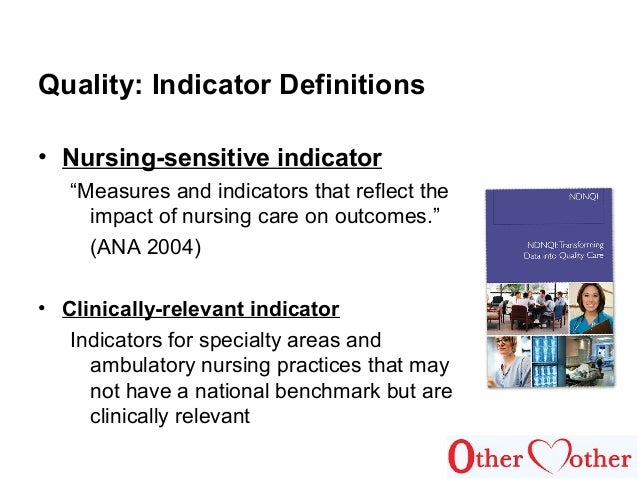 nurse-sensitive indicators