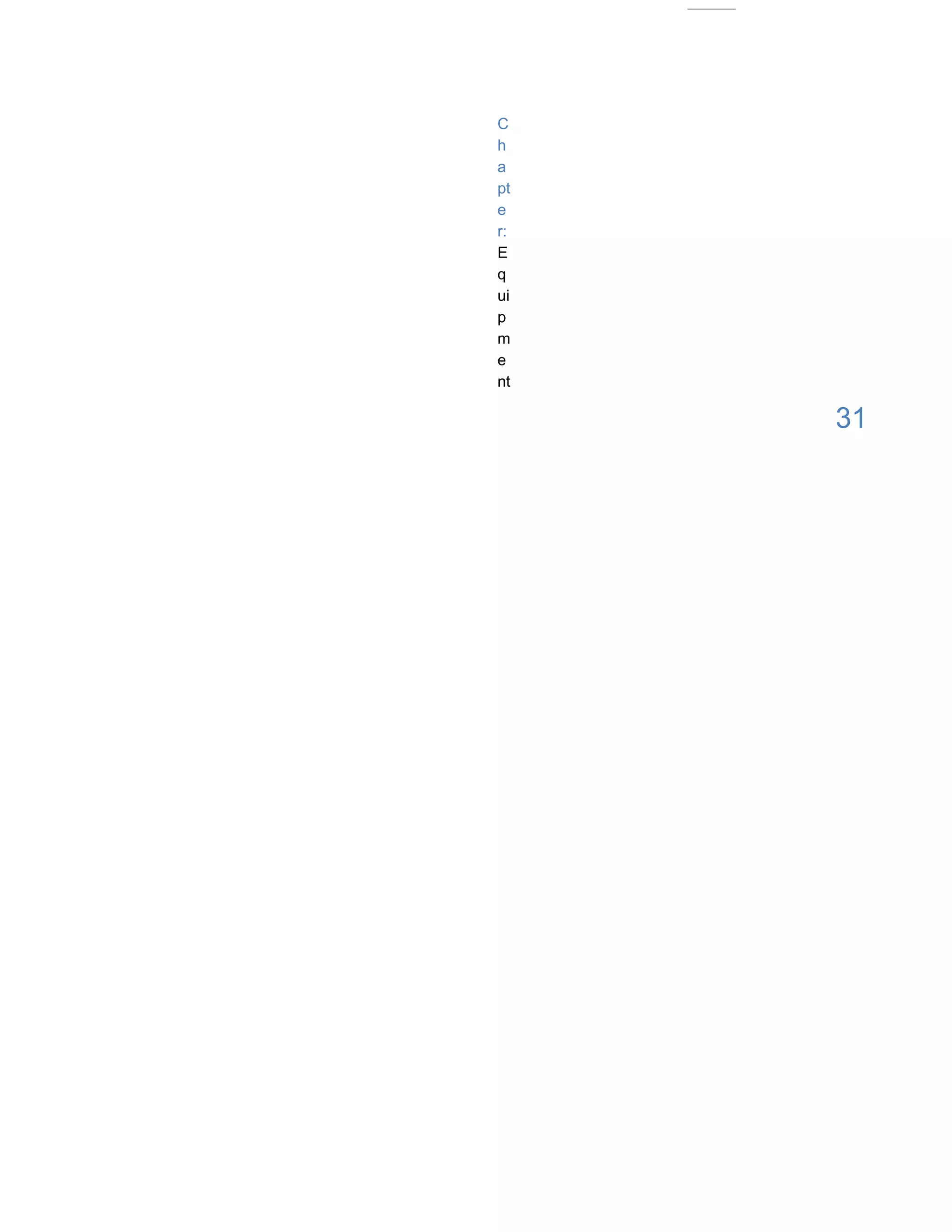 C
h
a
pt
e
r:
E
q
ui
p
m
e
nt

     31
 