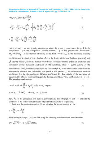 Magnetic field effect on mixed convection flow in a nanofluid under ...