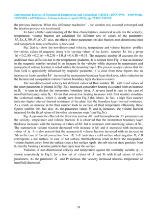 Magnetic field effect on mixed convection flow in a nanofluid under ...