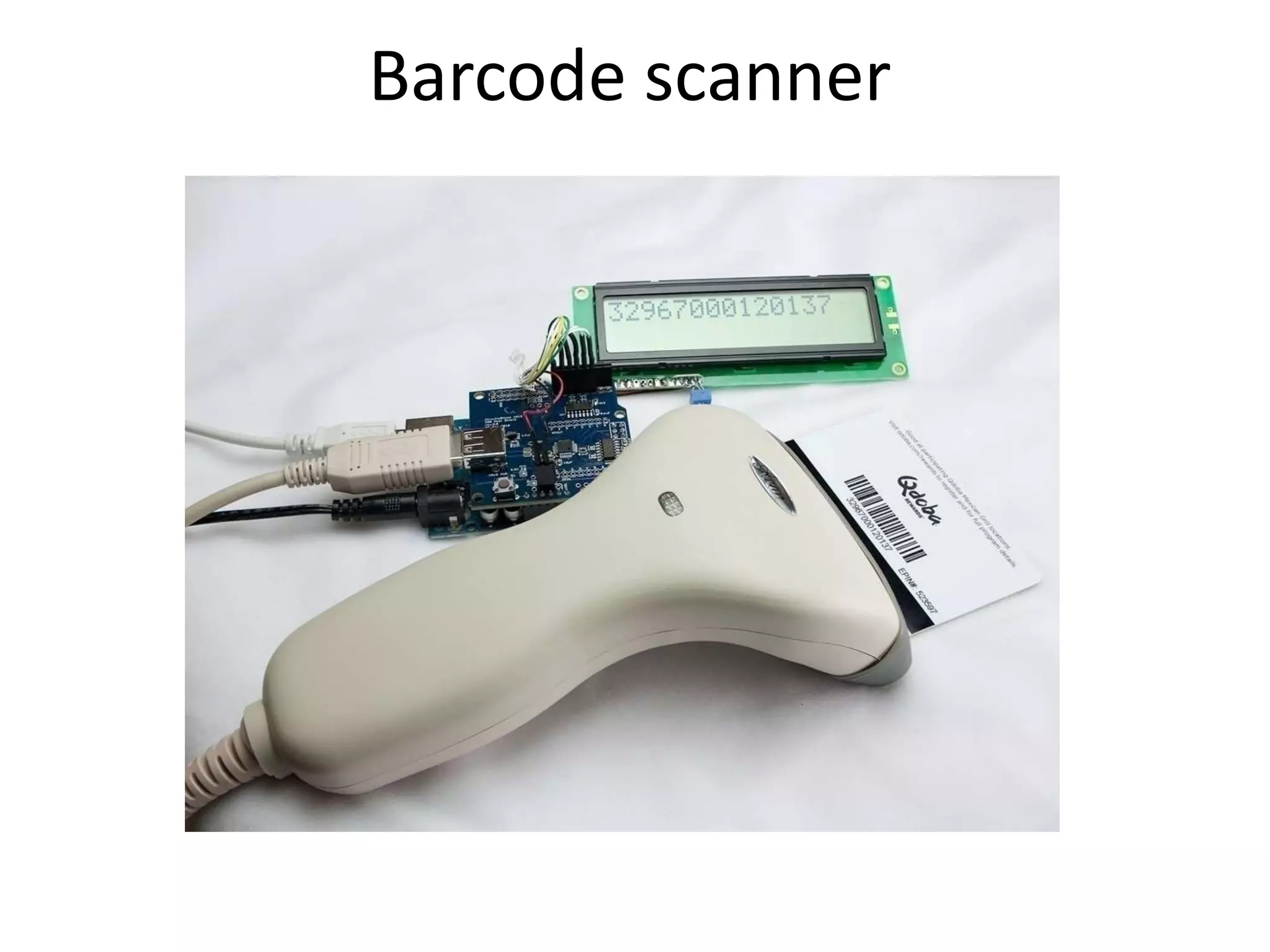 Barcode scanner
 