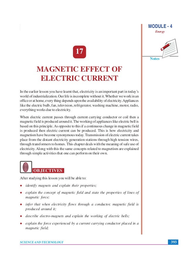 magnetic effect of electric current how electric current works