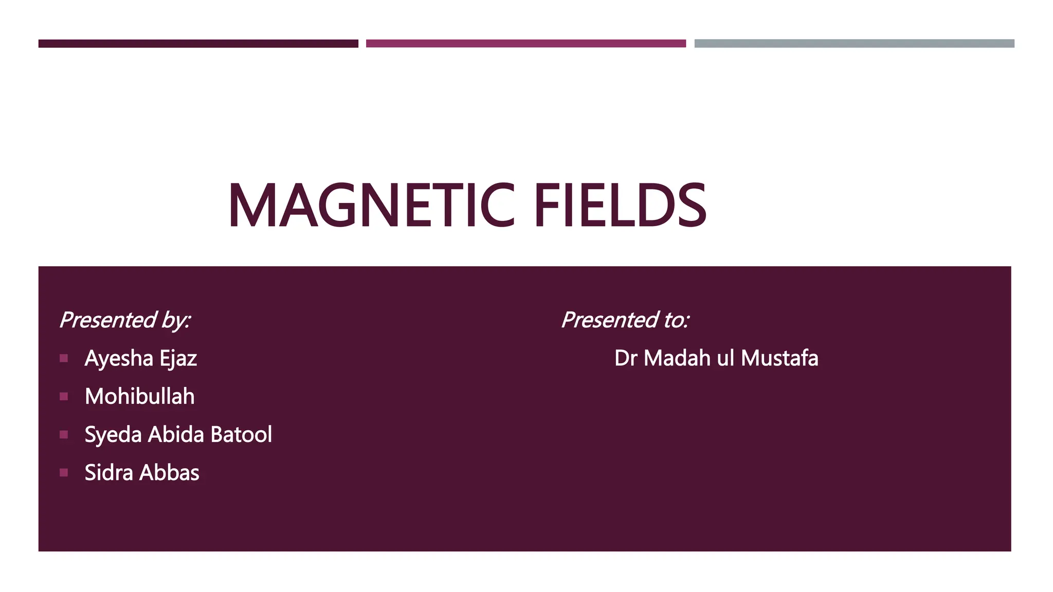 Magnetic Fields (Physics Presentation) F.pptx