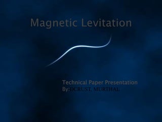 Technical Paper Presentation
By:DCRUST, MURTHAL
 