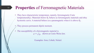 Magnetic materials PPT