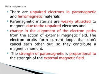 Paramagnetic Alignment Magnetic Materials and propertiesecond edit .pptx