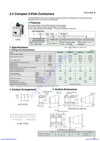 N28 Order Magnetic motor starters and magnetic contactors ms n series dienhathe.org