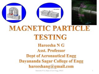 1Hareesha N G, Dept of Aero Engg, DSCE
 