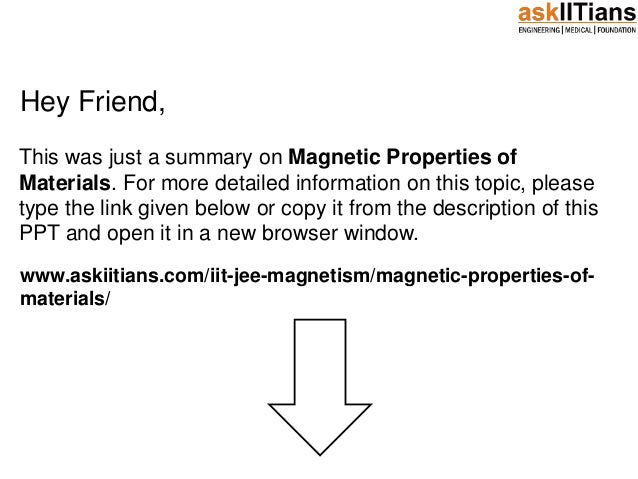 magnetic properties of materials pdf