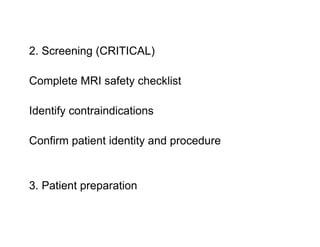 Mri Checklist.pdf Comprehensive MRI Surgical and Nursing Guide: Safety, Indications, and ...