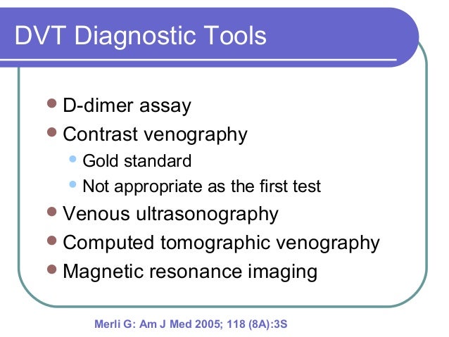 Magnetic Resonance Venography Venous Ultrasosnography For Diagnosis