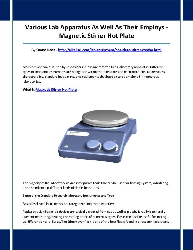 stirrer hot plate
