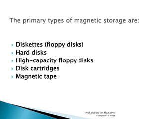 Discheta Magnetic storage (1) | PPTX