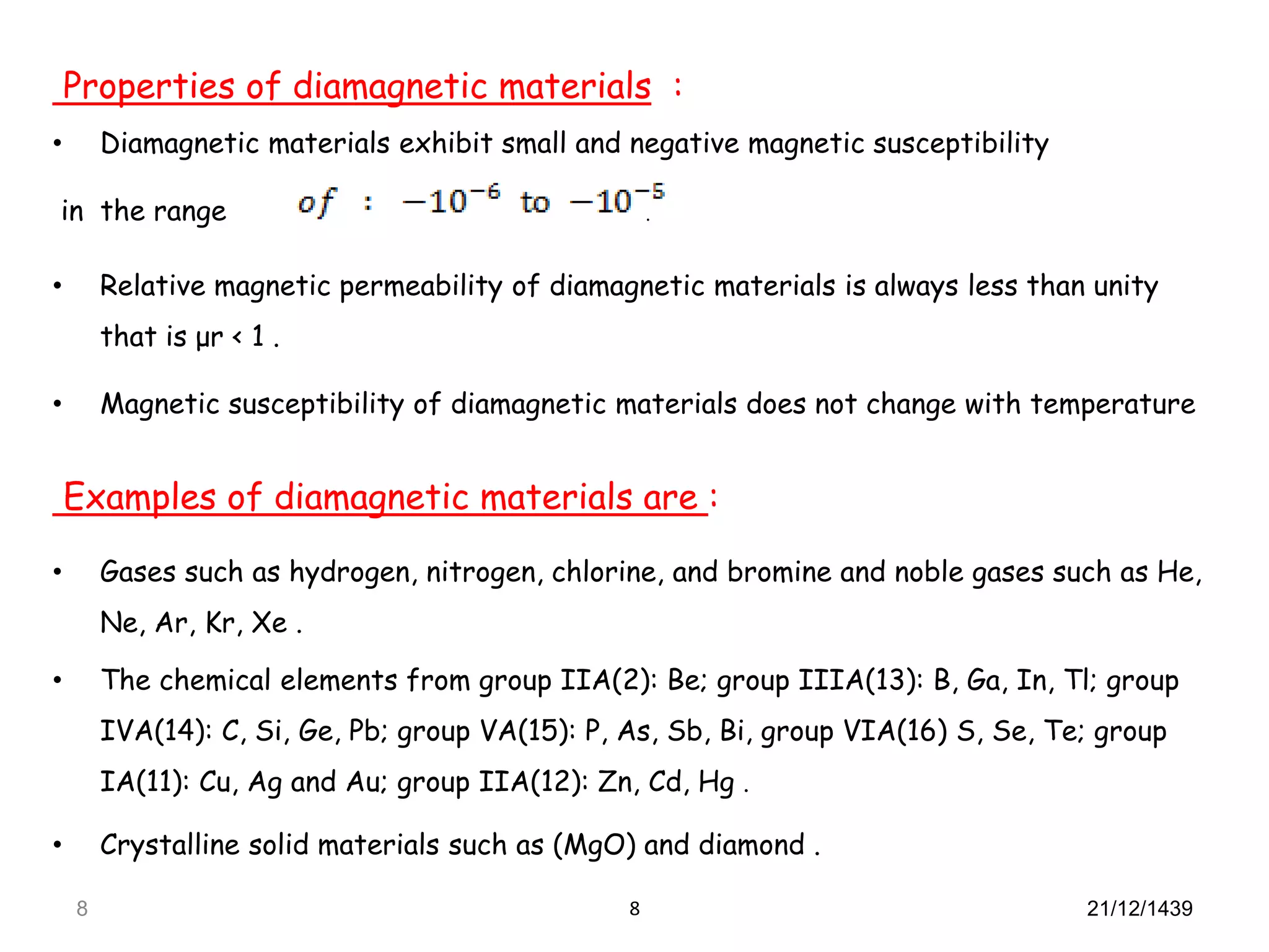 Magnetic susceptibility of magnetic materials | PPTX