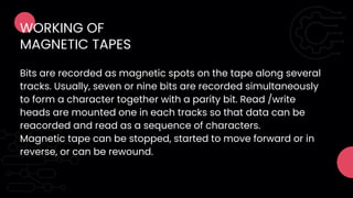 Powerpoint presentation about magnetic tapes | PPT
