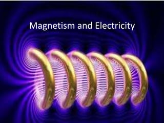 .
Magnetism and Electricity
 