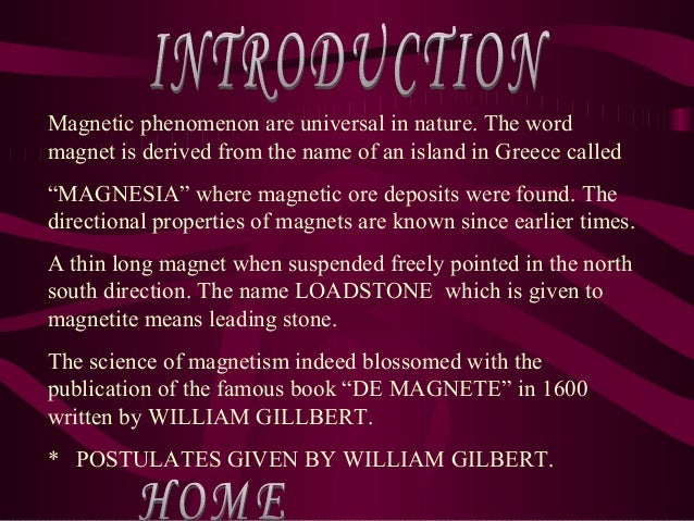 introduction to magnetism