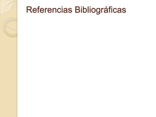 Referencias Bibliográficas 