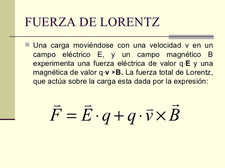 Magnetismo Fuerza Magnetica