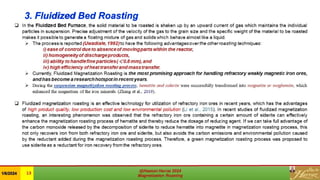 3. Fluidized Bed Roasting
 