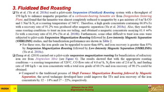 3. Fluidized Bed Roasting
 