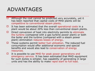 Magneto hydro-dynamic-power-generation-mhd