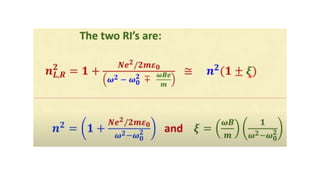 Magneto optic effect