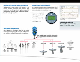 Superior Signal Performance
Signal processing is critically important in the operation of a non-
contacting radar device b...