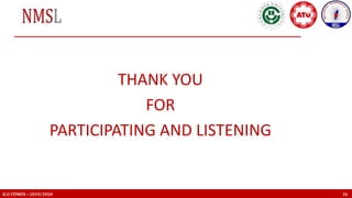 THANK YOU
FOR
PARTICIPATING AND LISTENING
K.U.TÜMEN – 2019/2020 16
 