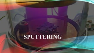Magnetron Sputtering presentation of materials | PPTX