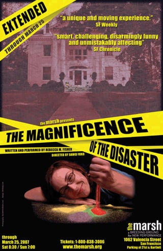 Magnificence of the Disaster poster