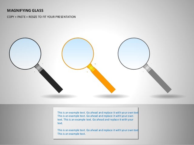 Magnifying Glass Shapes for PowerPoint