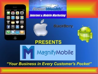 PRESENTS



“Your Business in Every Customer's Pocket”
 
