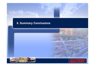 6. Summary Conclusions 
 