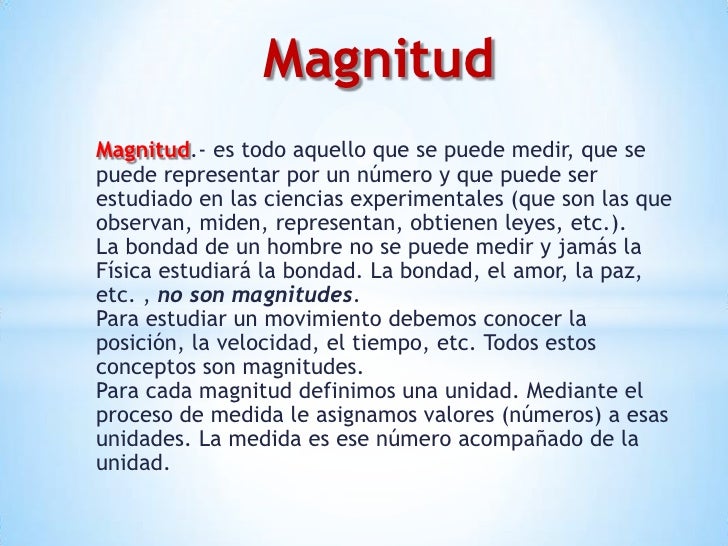 Magnitudes fisicas 2ygv Magnitudes fisicas 2ygv