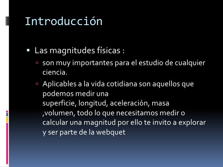 Magnitudes FíSicas