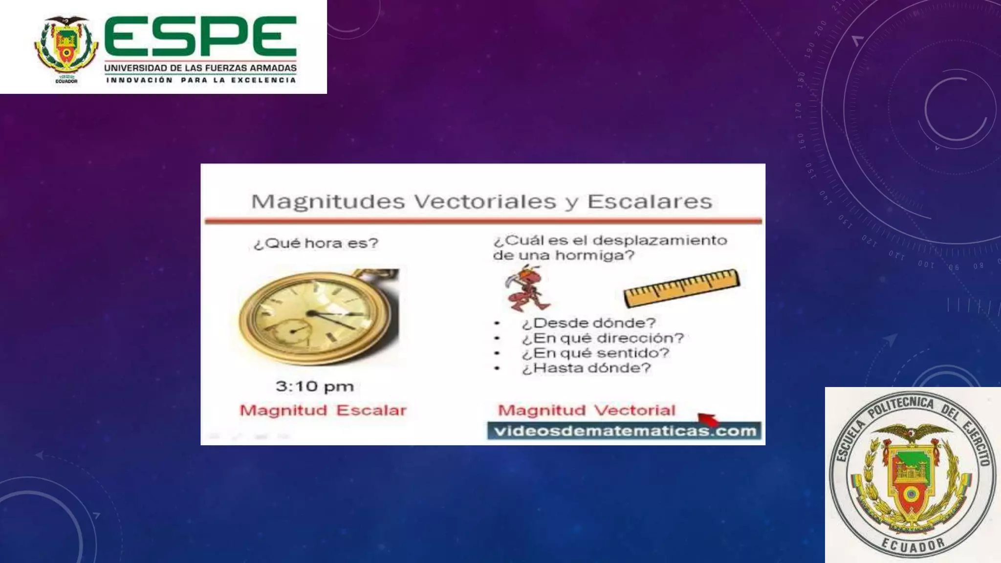 Magnitudes vectoriales y escalares | PPTX