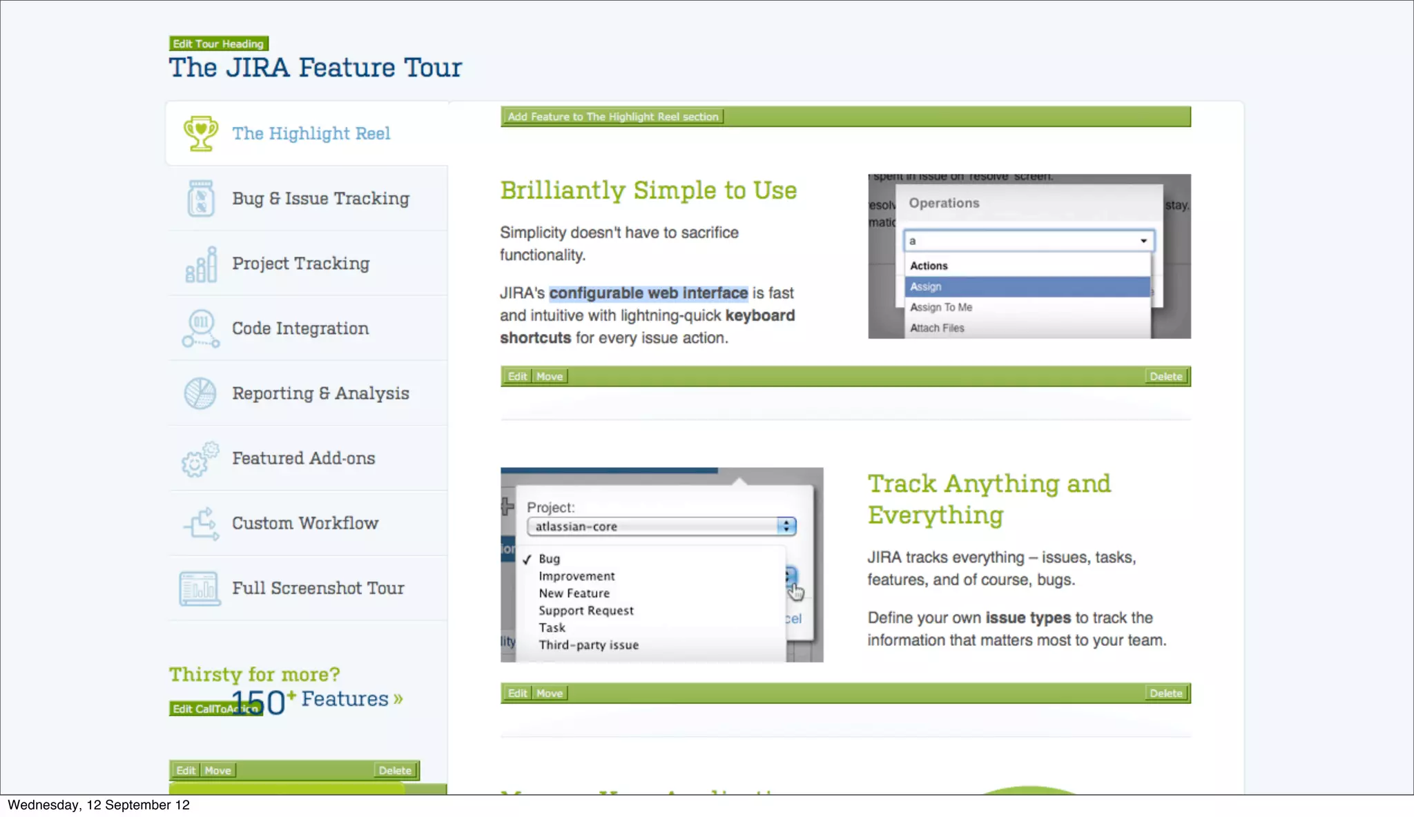 Wednesday, 12 September 12
 