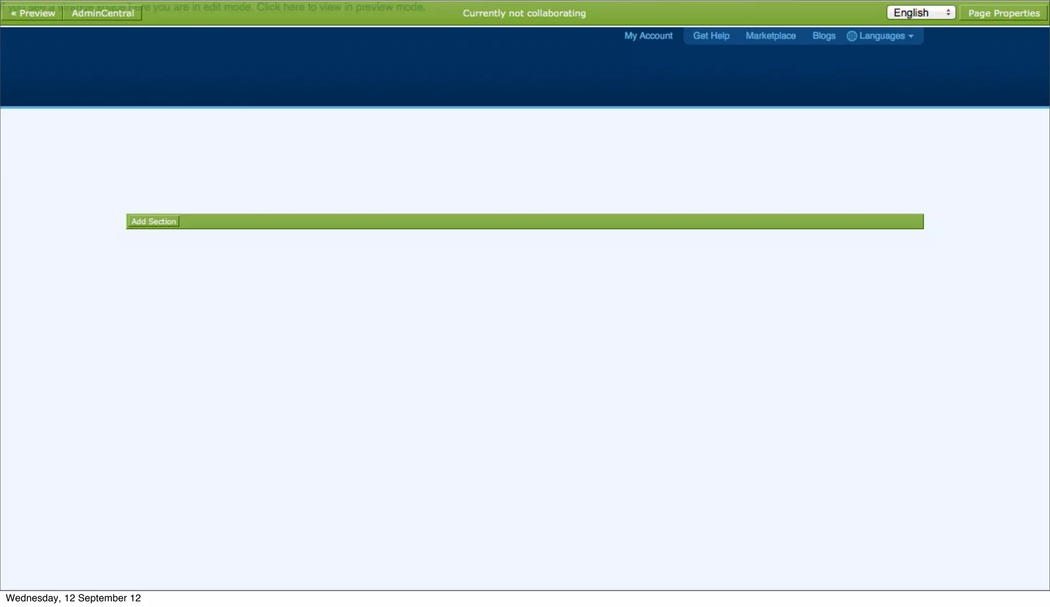 Wednesday, 12 September 12
 