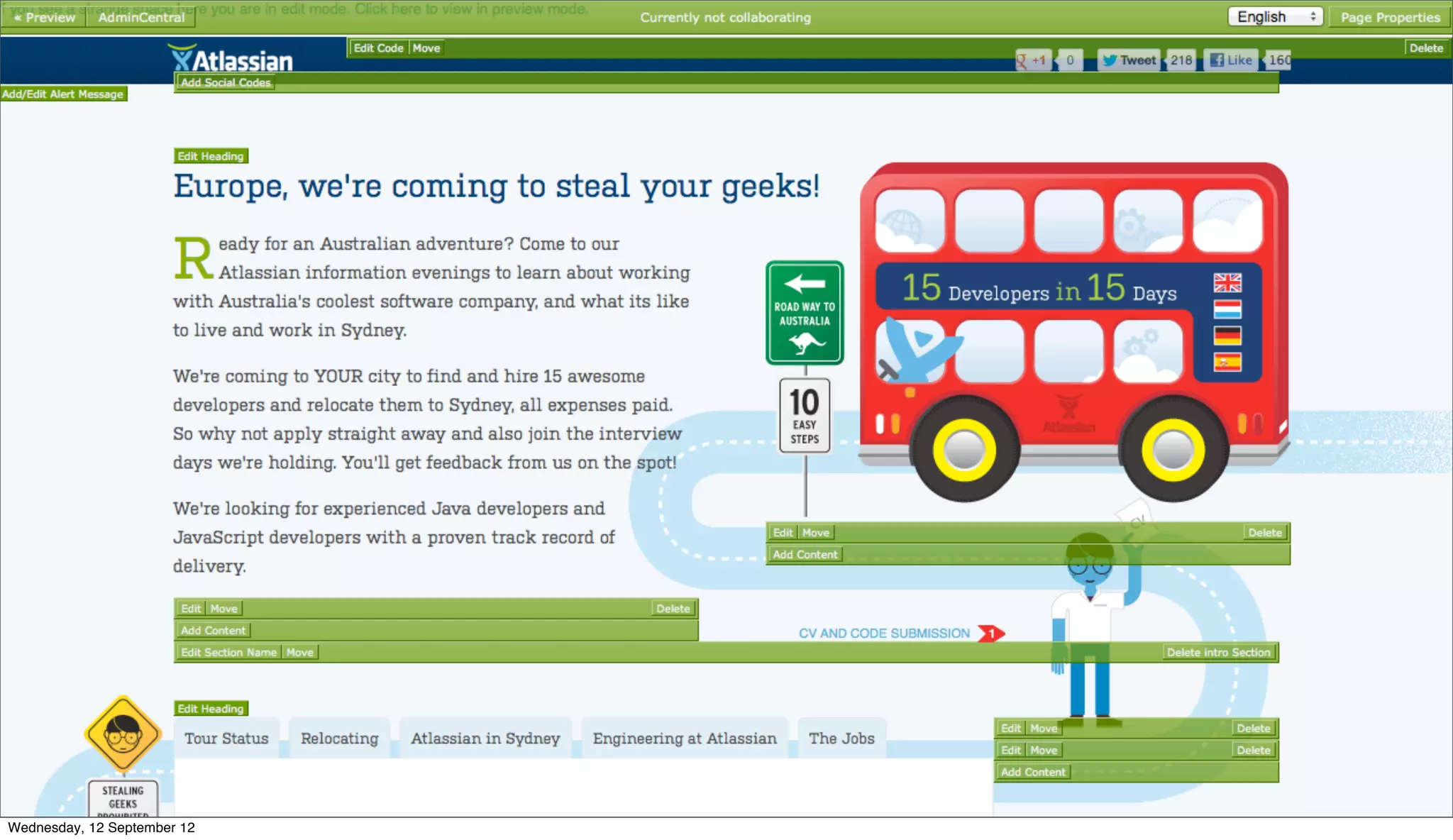 Wednesday, 12 September 12
 