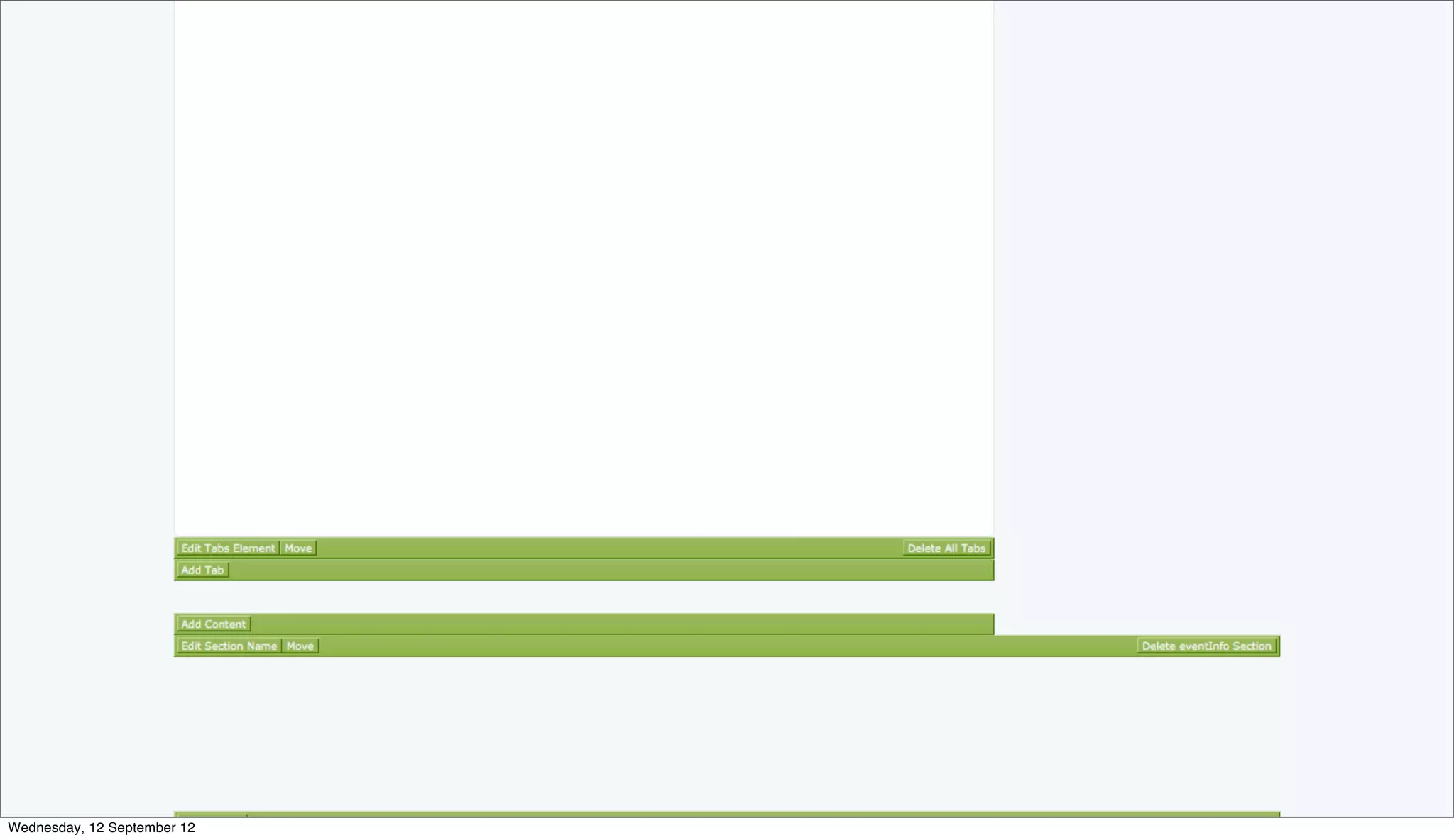 Wednesday, 12 September 12
 