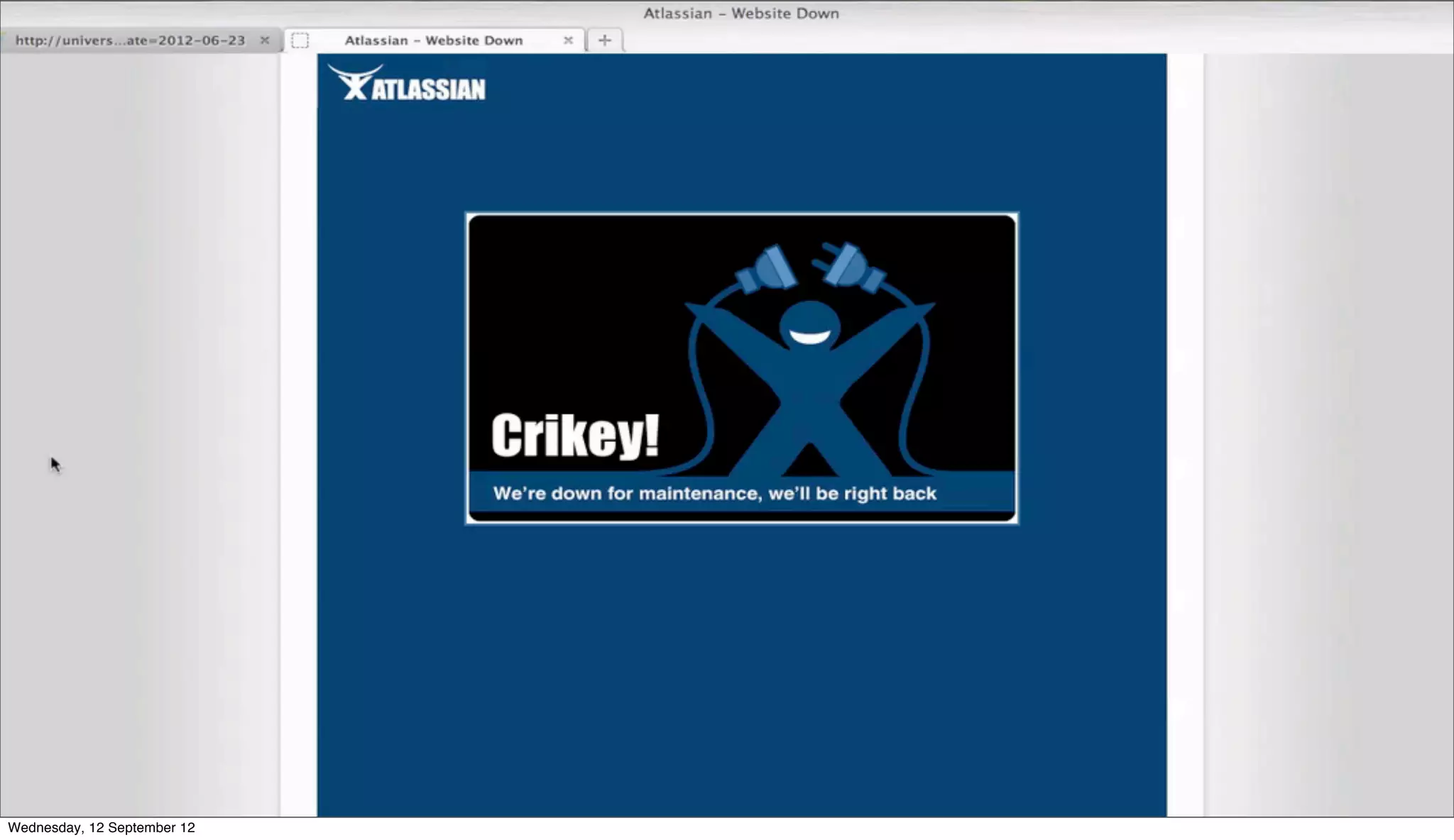 Wednesday, 12 September 12
 