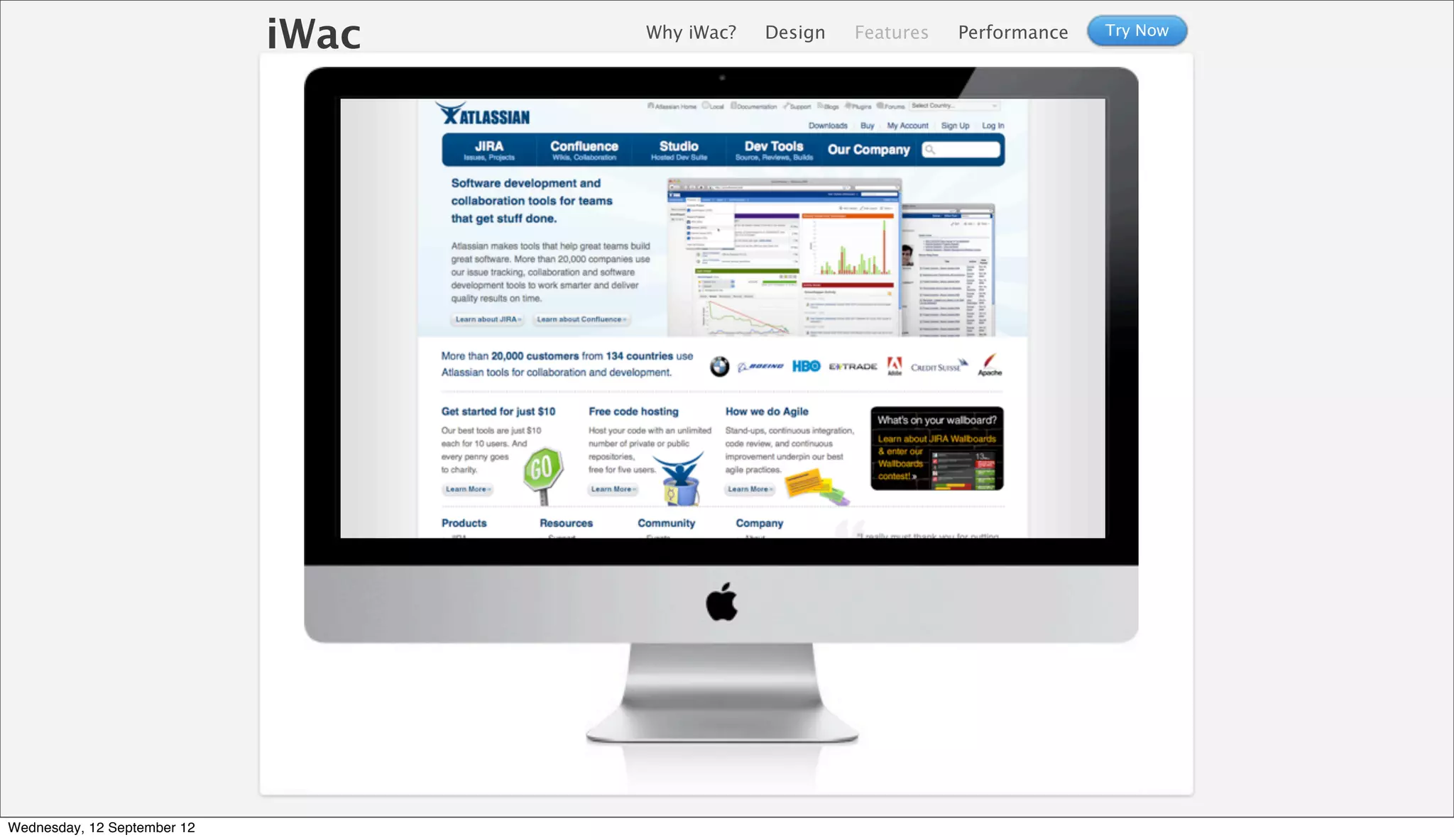 iWac   Why iWac?   Design   Features   Performance   Try Now




Wednesday, 12 September 12
 